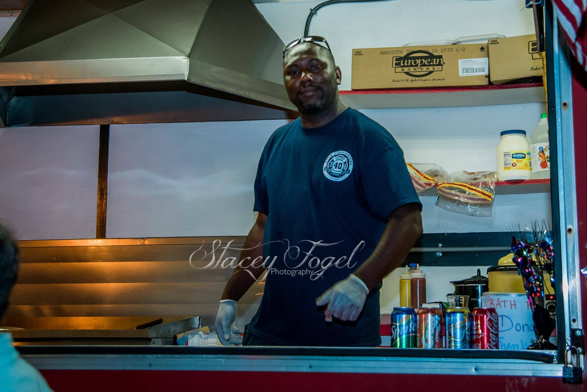 Harrell in Food Truck